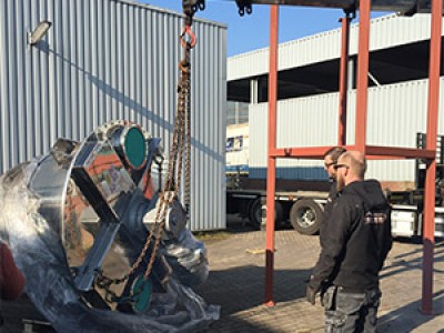 3000L Vertical Ribbon Mixer for Malacat in Spain